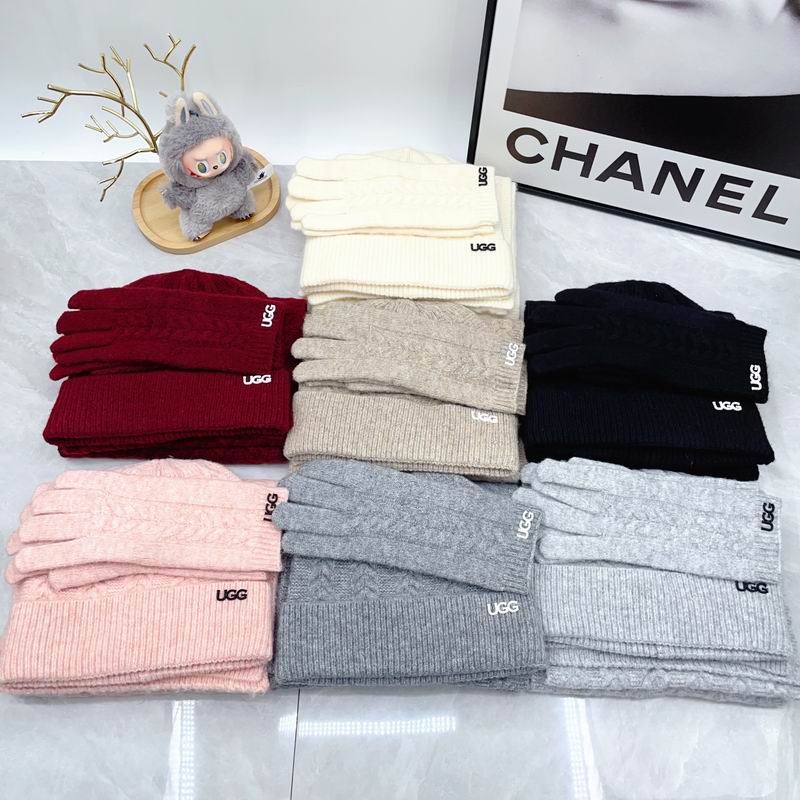UGG scarf hat gloves dx02